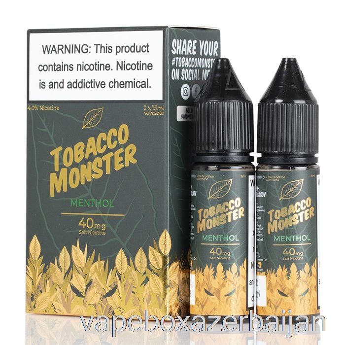 Vape Baku Menthol - Tobacco Monster Salts - 30mL 24mg